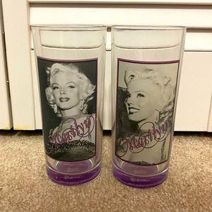 Marilyn Monroe glasses (pair)